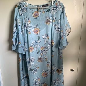 Blue Floral Dress